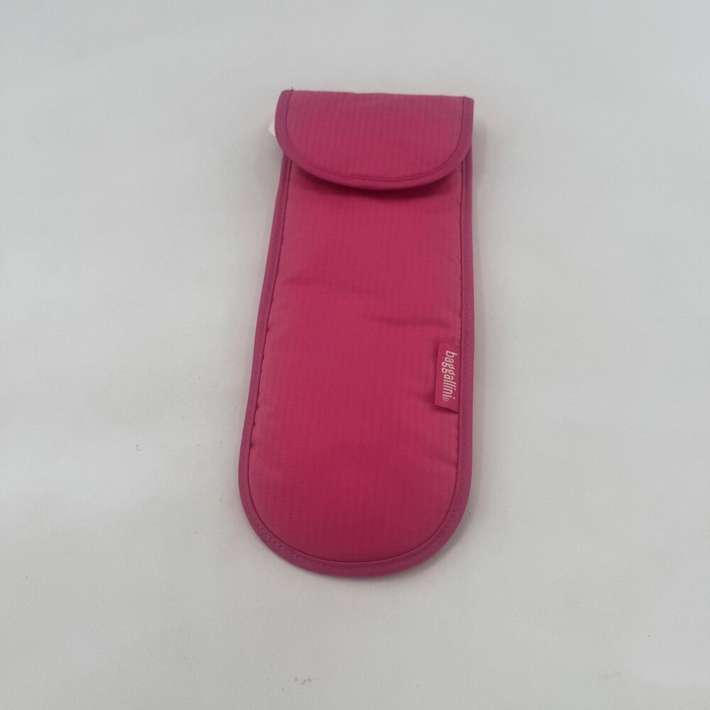 Baggallini Pink Curling Iron Cover Flat Iron Hot Tools Heat Resistant Bag